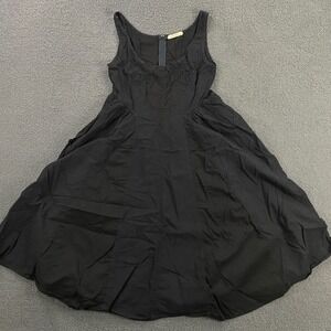 Prairie Underground Dress size Small Embroidered Mini Black Minimal Western